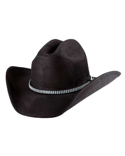 Belong Together Faux Felt Western Hat - 0876-Blk