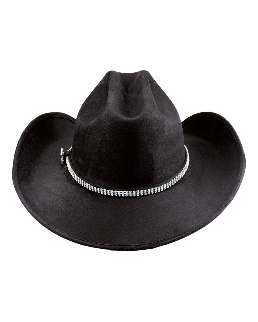 Belong Together Faux Felt Western Hat - 0876-Blk
