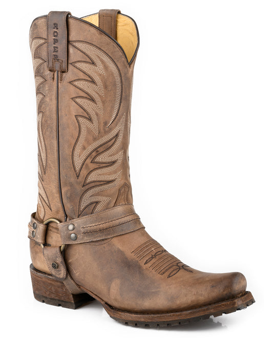 Men's Desert Sand Lug Harness Boots by Roper from Skip’s Western Outfitters | KAR-09-020-7755-8653 BR-070-D