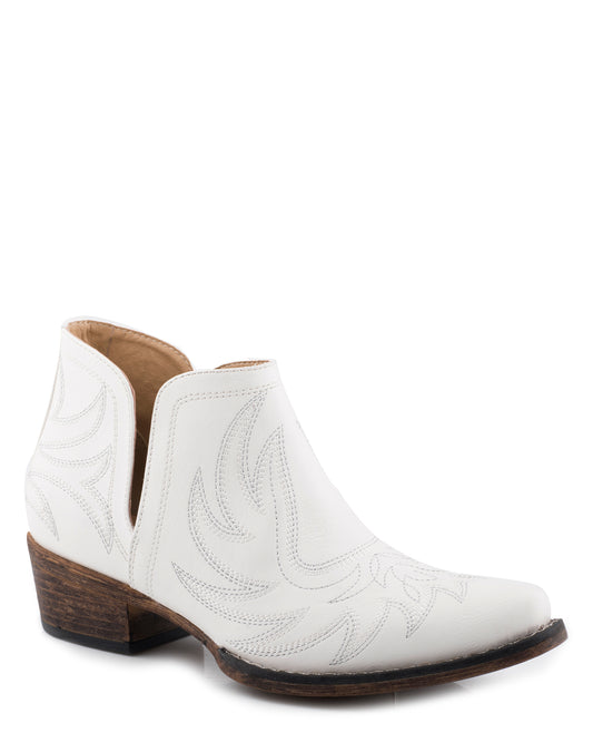 Women's Ava Western Stitch Angle Boots by Roper from Skip’s Western Outfitters | KAR-09-021-1567-3044 WH-050-B