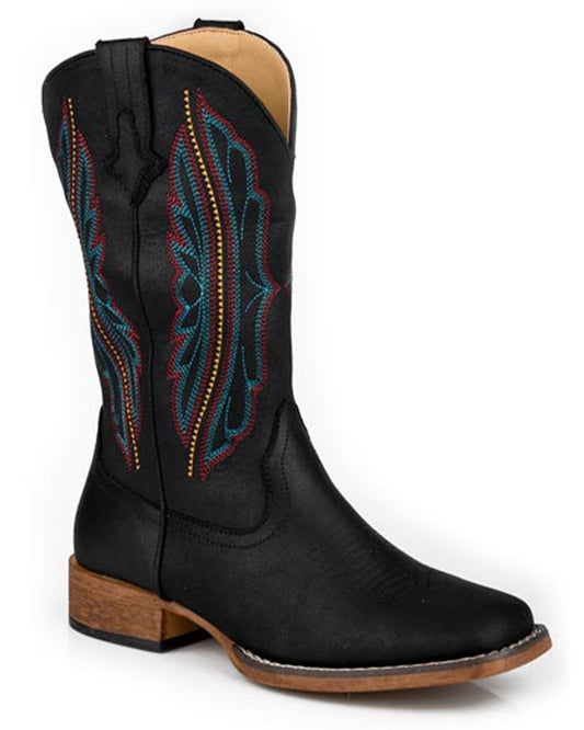 Women's Loretta Vintage Western Boots by Roper from Skip’s Western Outfitters | KAR-09-021-1903-3674 BL-050-B