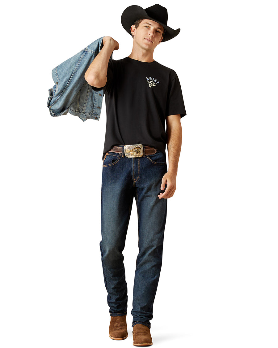 Men's Ariat Stitched Skull T-Shirt - 10062423