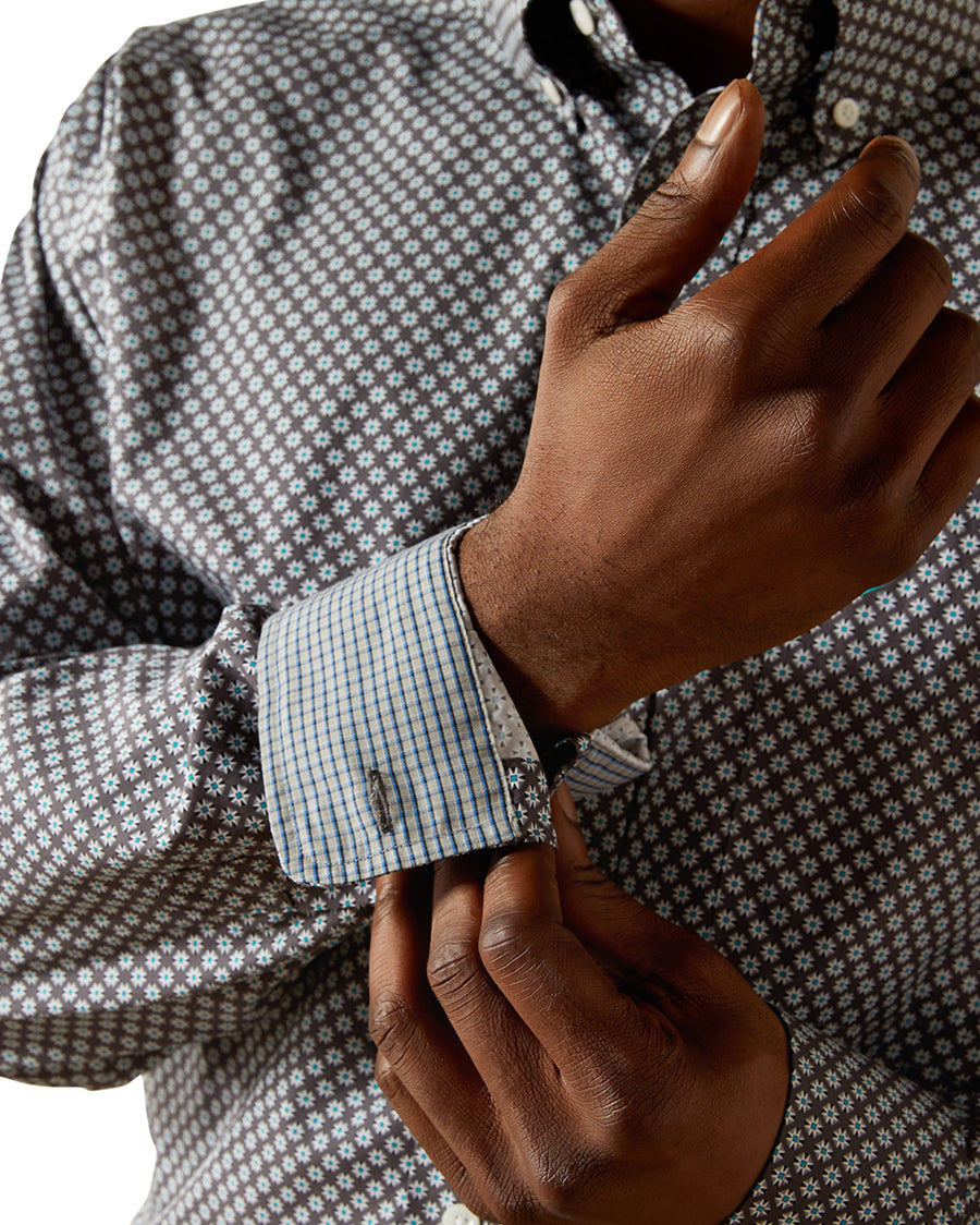 Men's Wrinkle Free Caleb Classic Fit Shirt - 10062228