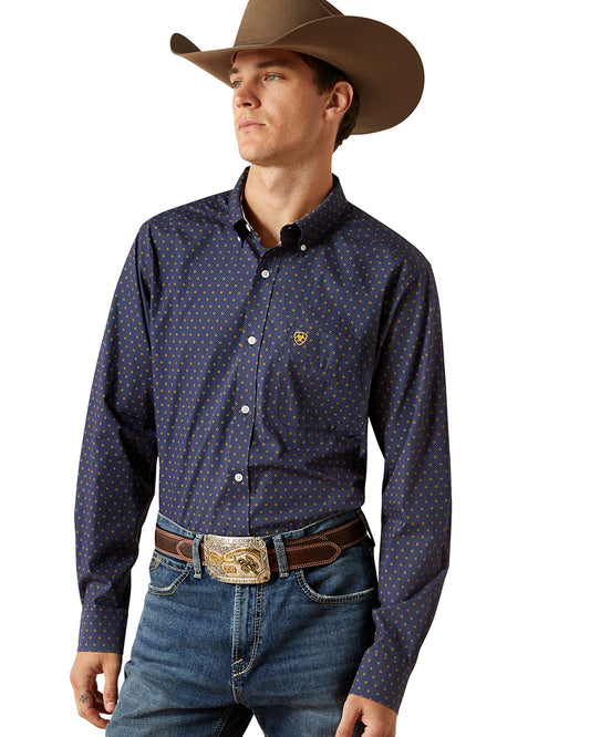 Men's Wrinkle Free Daven Fitted Shirt - 10062199