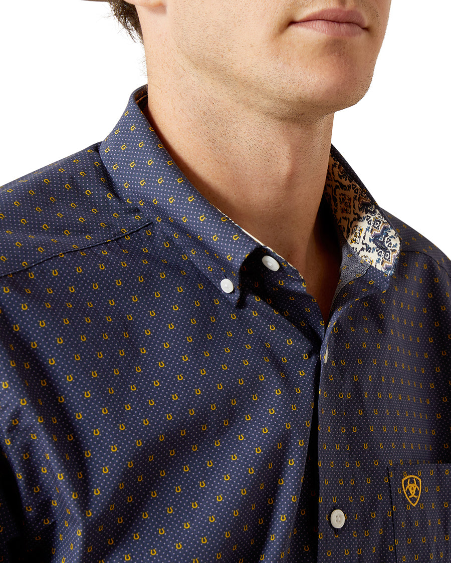 Men's Wrinkle Free Daven Fitted Shirt - 10062199