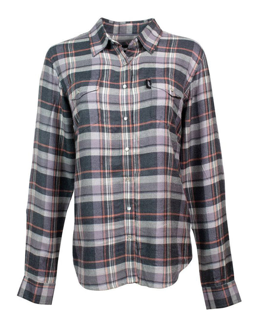 Women's Loose Fitting Flannel - Hf1001Chgy