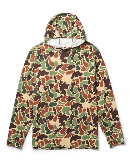 Men's Escala Sunshirt by Seager from Skip’s Western Outfitters | SEA-MSSP25ESCALADCAMO-L-DUCK-CAMO