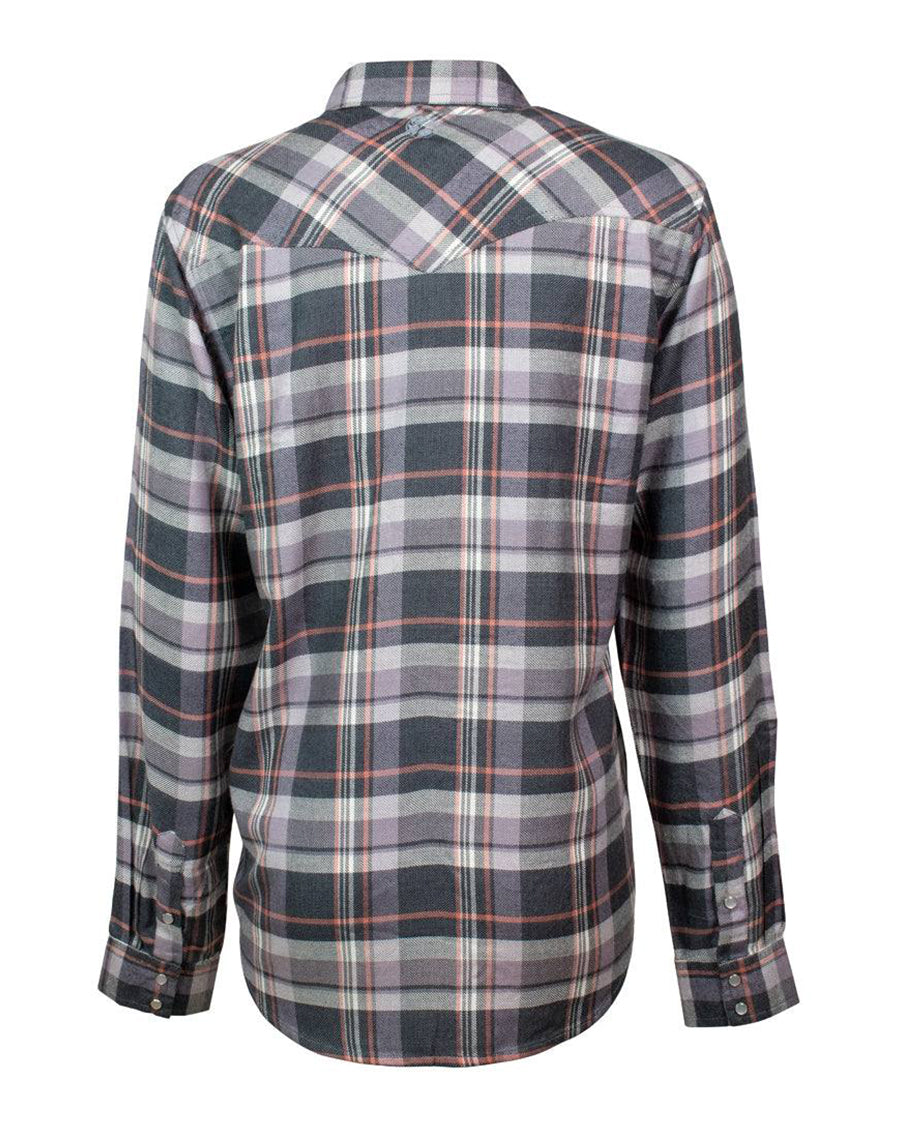Women's Loose Fitting Flannel - Hf1001Chgy