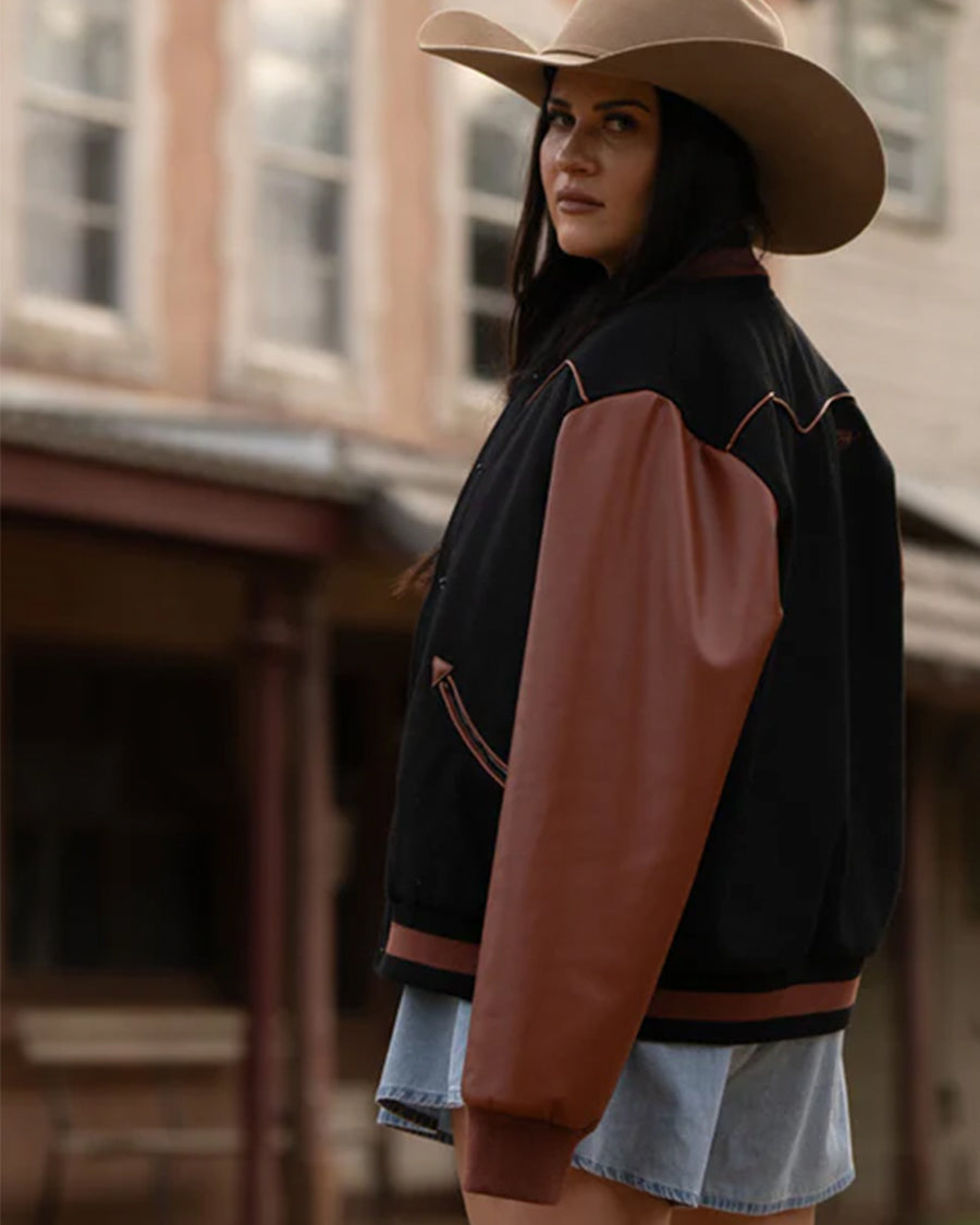 Women's Bomber Jacket - Hj137Bkor