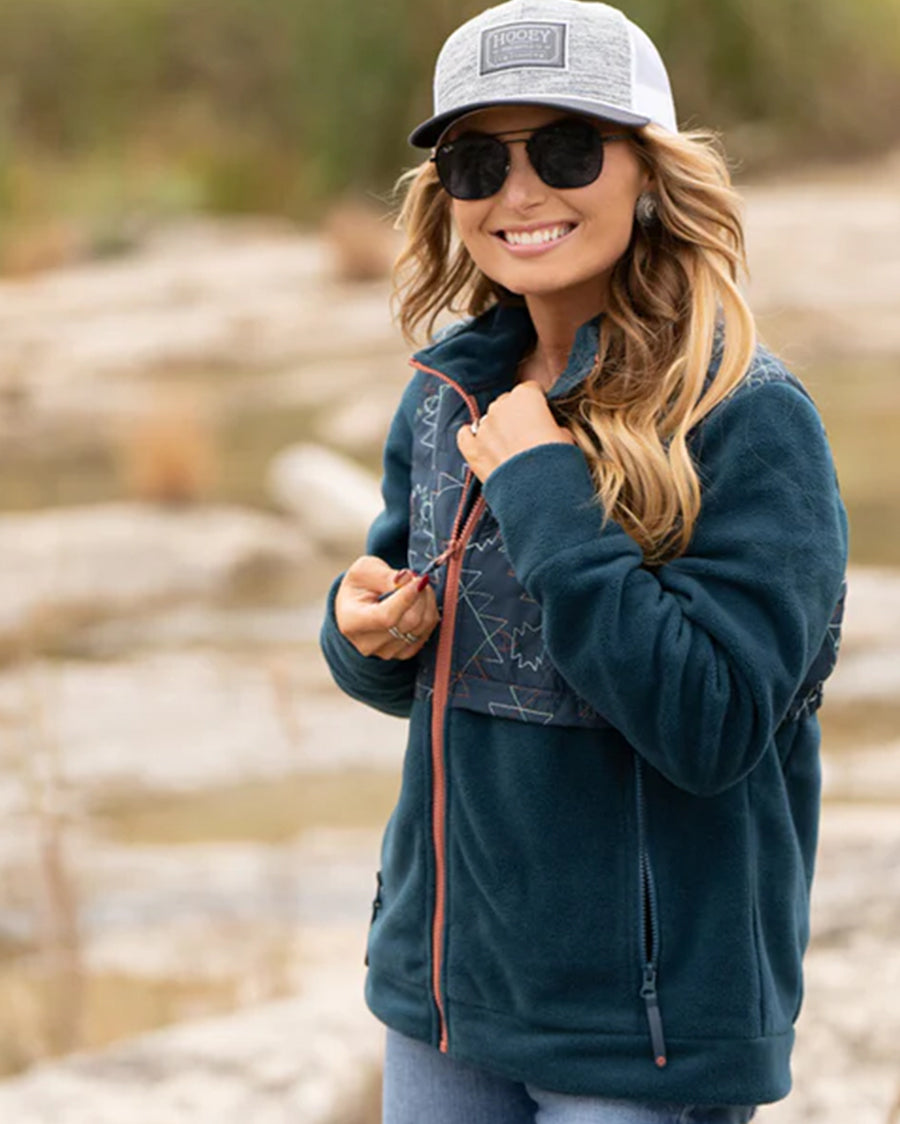 Women's Full Zip Tech Fleece Jacket - Hj133Tlaz