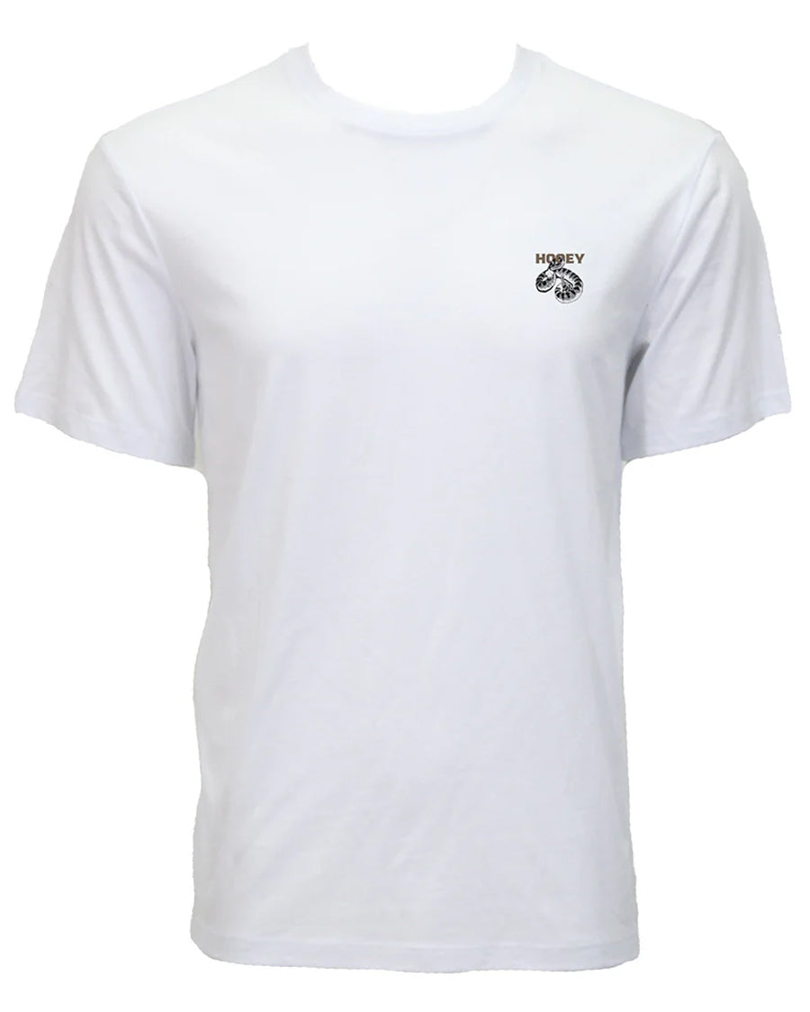 Men's Rattler Crew Neck T-Shirt - Ht1892Wh