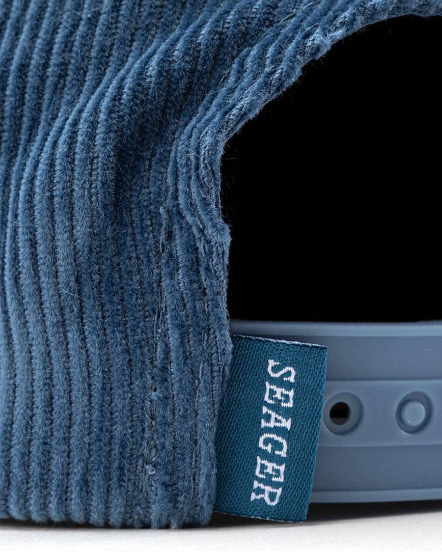 Big Blue Corduroy Snapback Cap