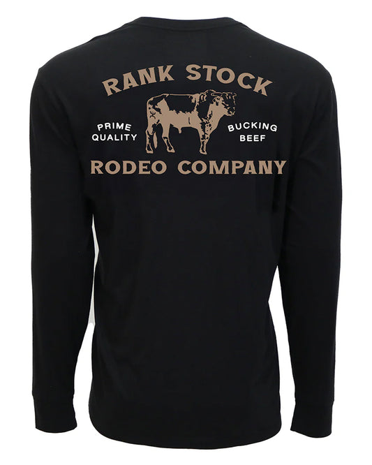 Men's Rank Rodeo Crew Neck T-Shirt - Ht1881Bk