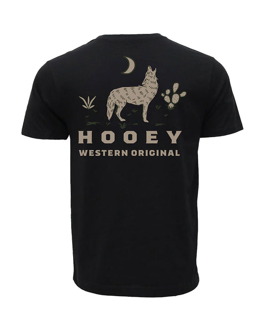 Men's Coyote Crew Neck T-Shirt - Ht1888Bk