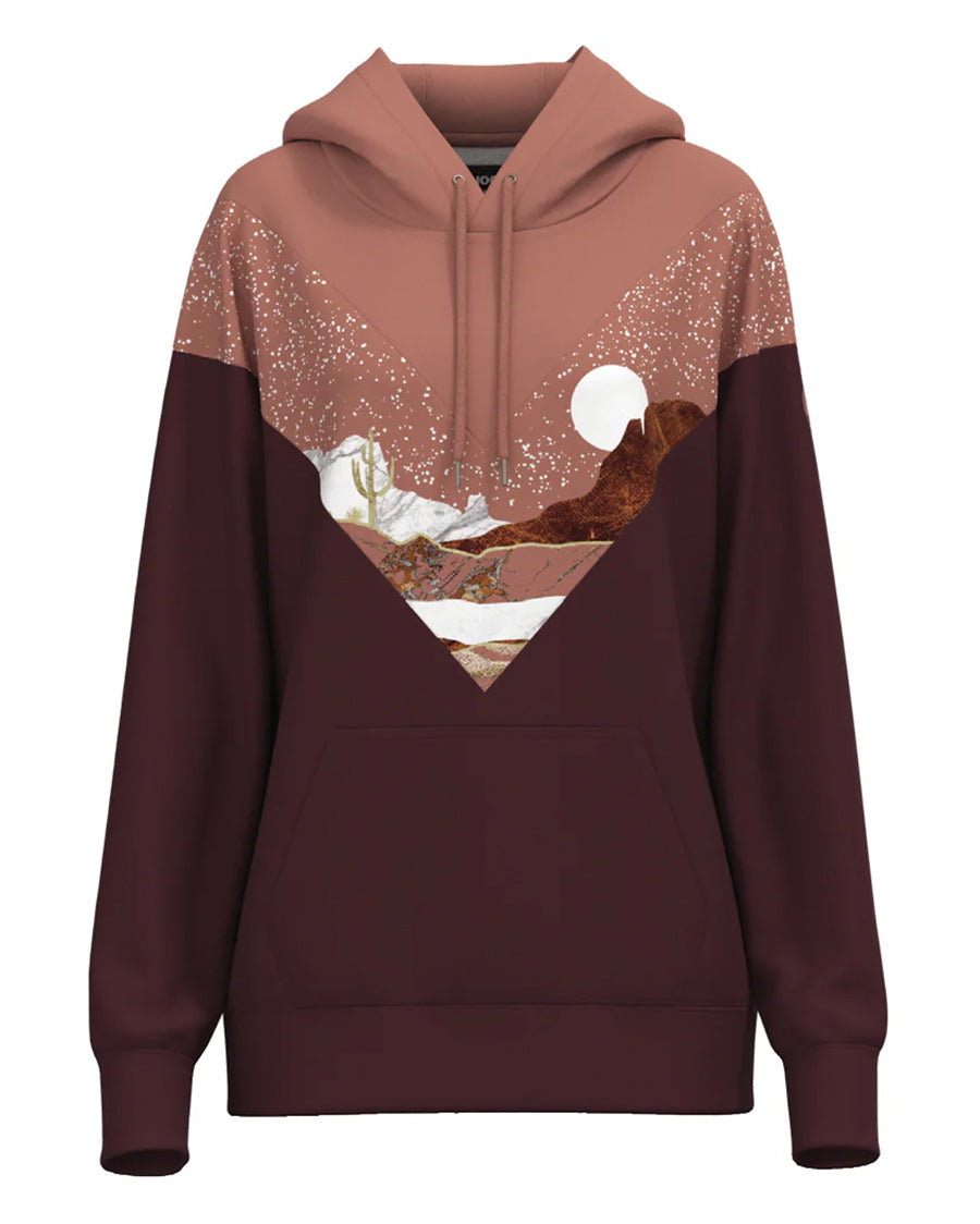 Women's Berkley Hoodie - Hh1200Pkma by Hooey from Skip’s Western Outfitters | HOO-HH1200PKMA-S-ASH-ROSE
