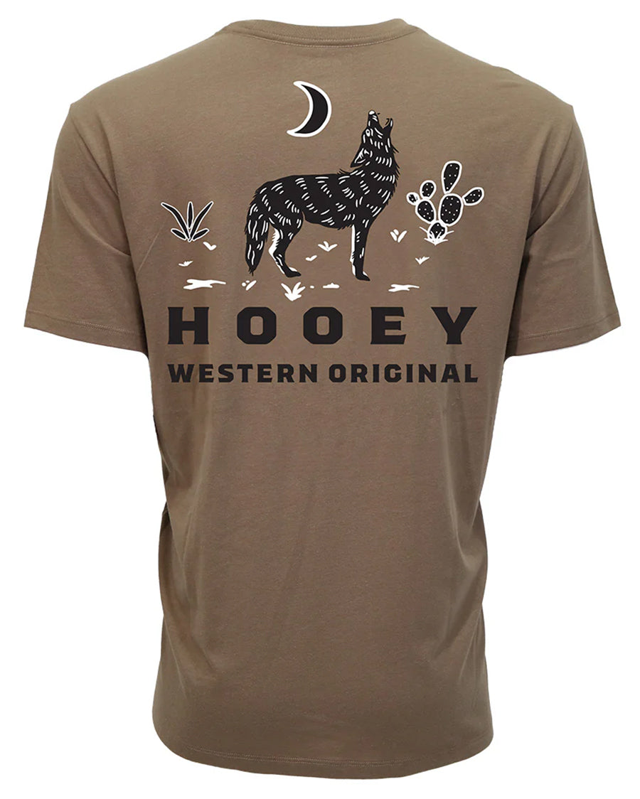 Men's Coyote Crew Neck T-Shirt - Ht1888Br