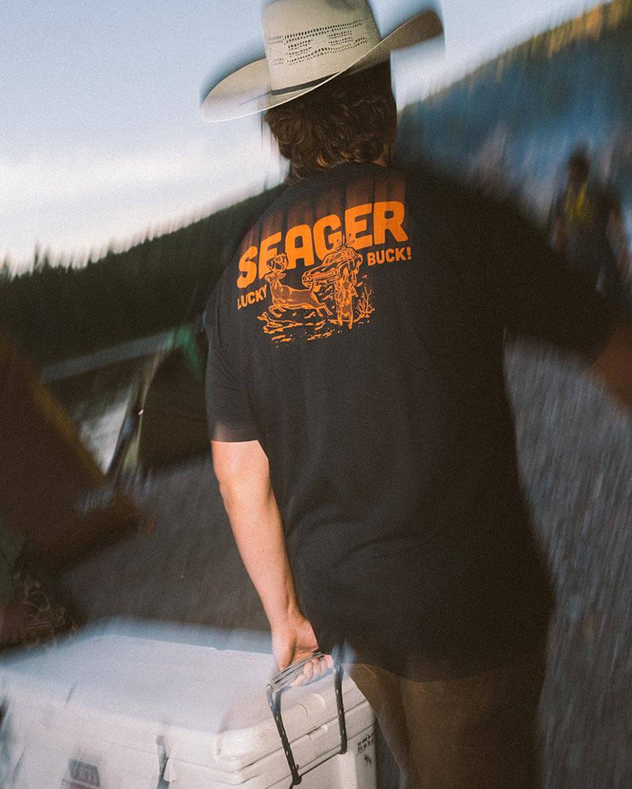 Men's Lucky Buck Tee - Mtf25Lkbuckblk