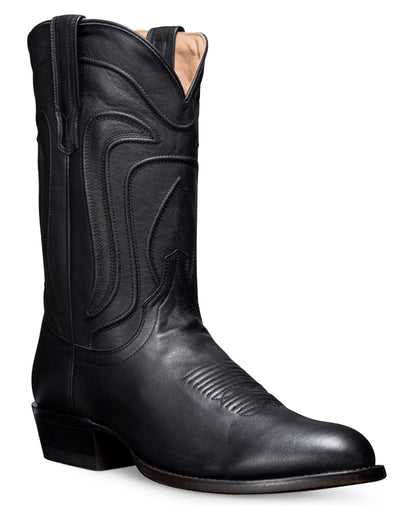 Tecovas Men's The Cartwright Western Boots with Round Toe in Black at Skip's Western Outfitters