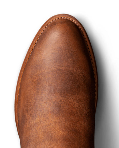 Tecovas Men's The Earl Western Boots with Round Toe in Brown at Skip's Western Outfitters