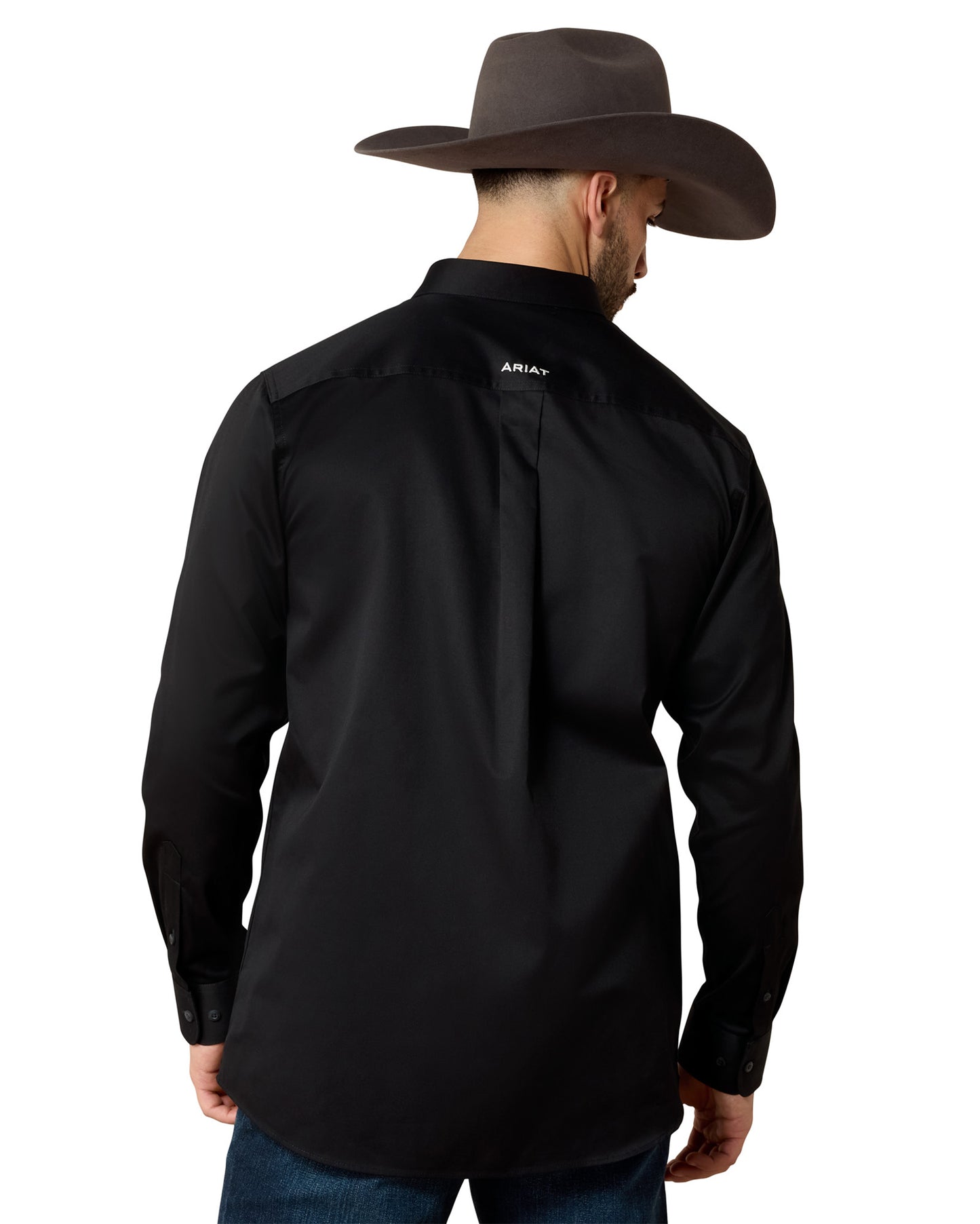 Men's Team Logo Twill Fitted Shirt - 10034231