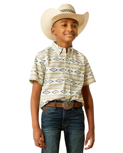 Kids' Christopher Classic Fit Shirt by Ariat from Skip’s Western Outfitters | ARI-10054783-XS-MINT