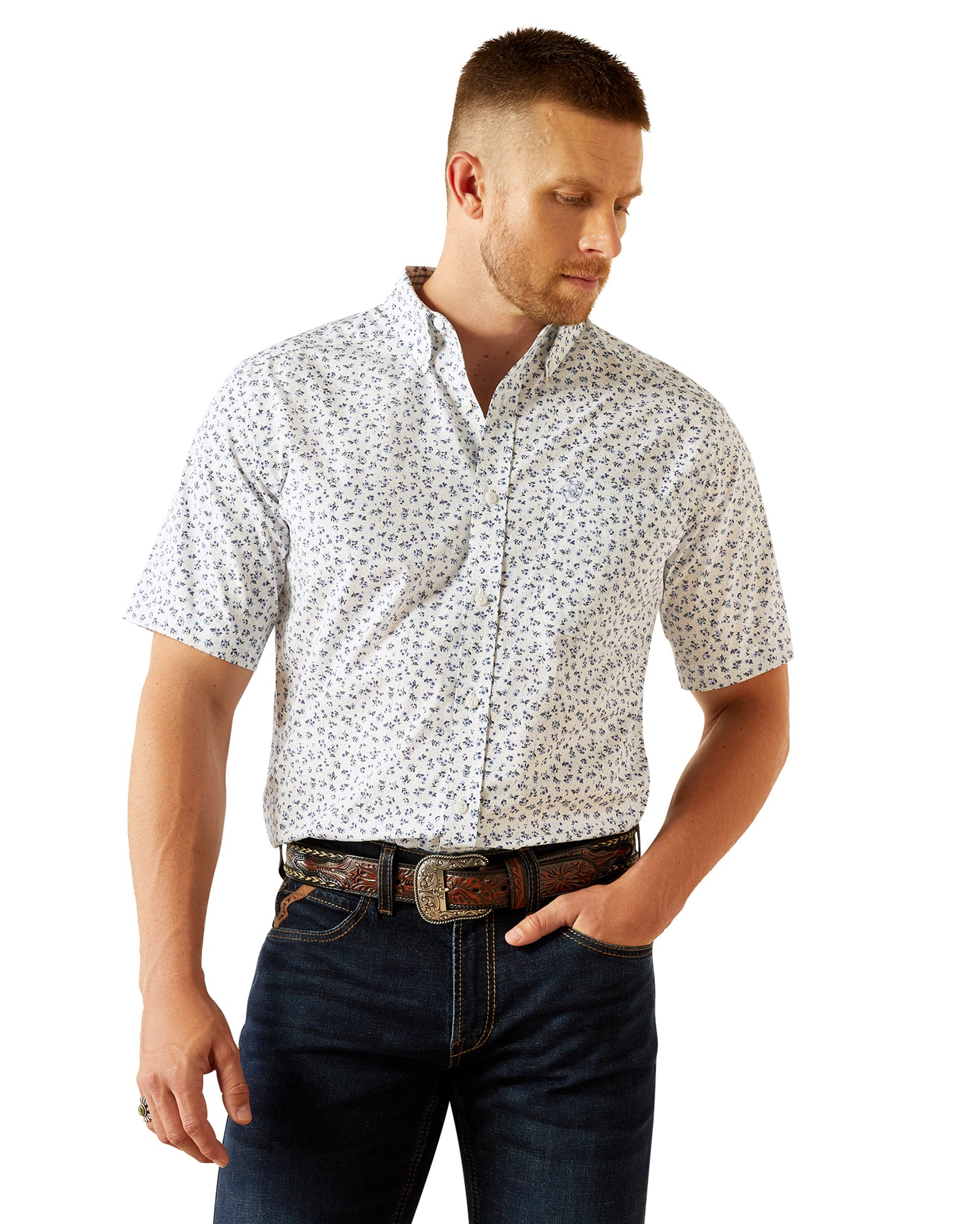 Men's Ariat Wrinkle Free Oaks Classic Fit Shirt Men's Ariat Wrinkle Free Oaks Classic Fit Shirt