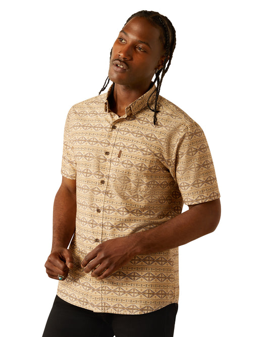 Men's Merritt Modern Fit Shirt by Ariat from Skip’s Western Outfitters | ARI-10054850-XS-GREY