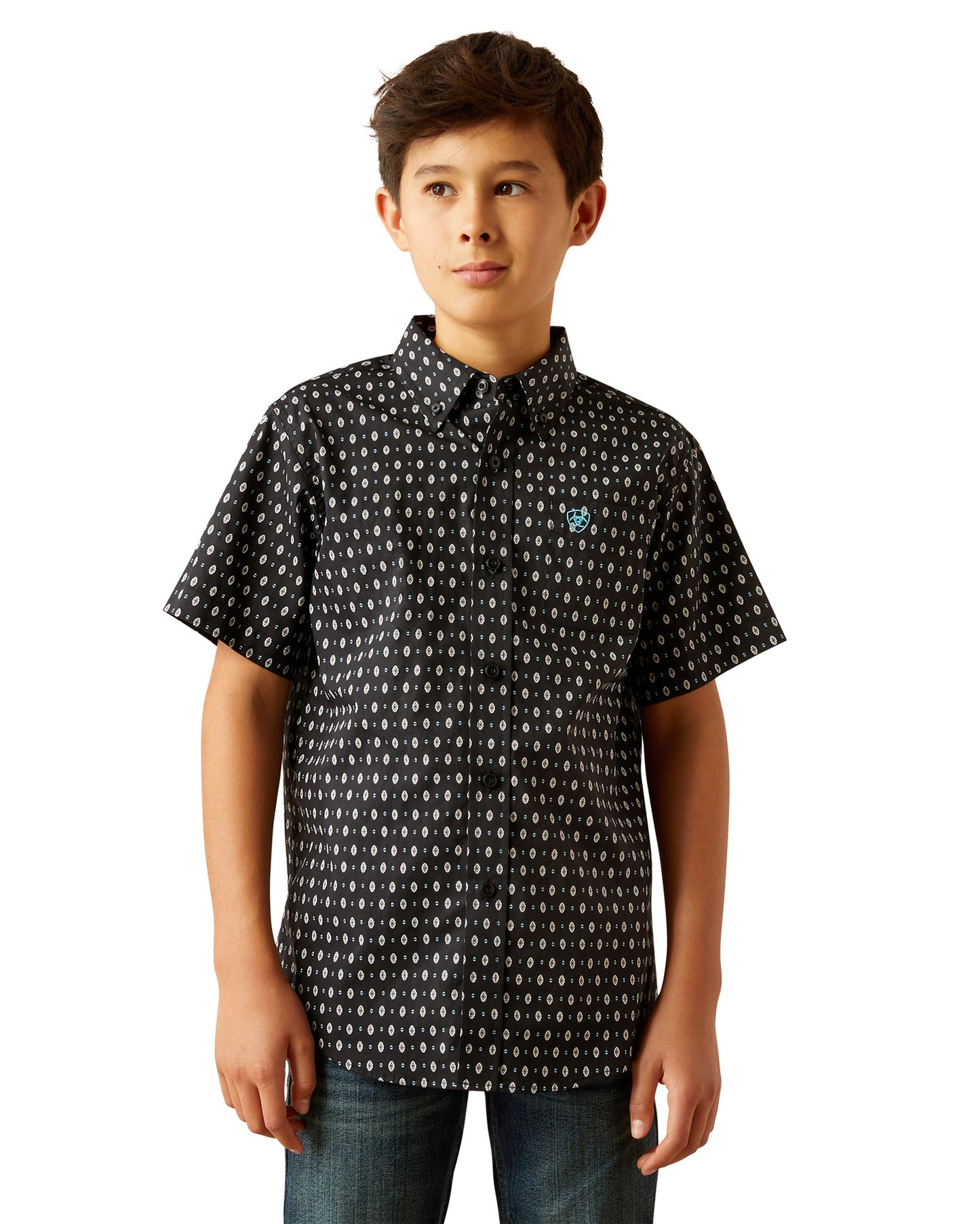 Kids' Steele Classic Fit Shirt by Ariat from Skip’s Western Outfitters | ARI-10058699-XS-R