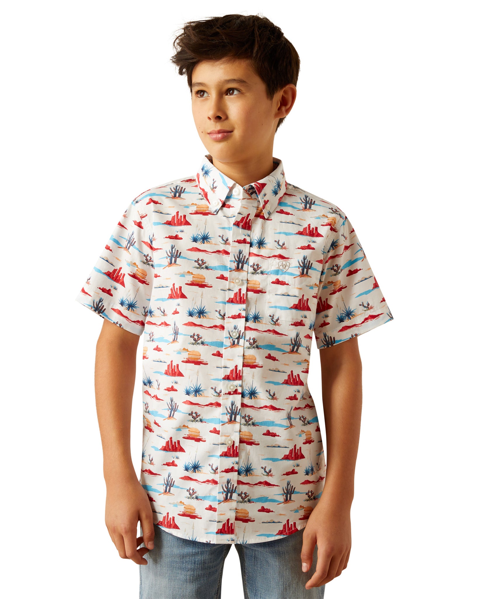 Kids' Scout Classic Fit Shirt by Ariat from Skip’s Western Outfitters | ARI-10058703-XS-R