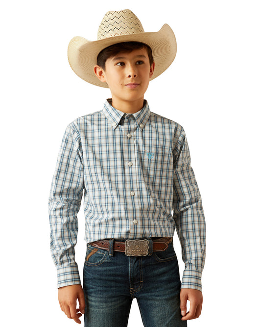 Kids' Pro Series Shelton Classic Fit Shirt by Ariat from Skip’s Western Outfitters | ARI-10058718-XS-R