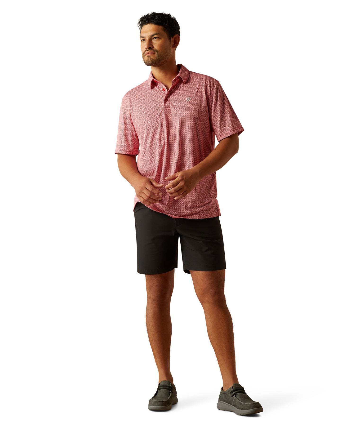 Men's All Over Print Polo Shirt