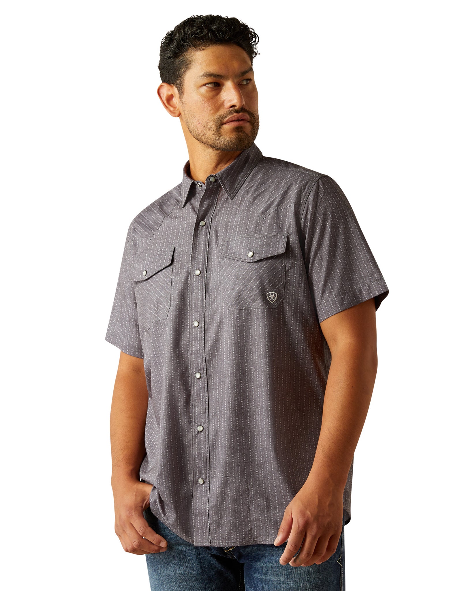 Men's VentTEK Western Fitted Shirt by Ariat from Skip’s Western Outfitters | ARI-10058825-S-R