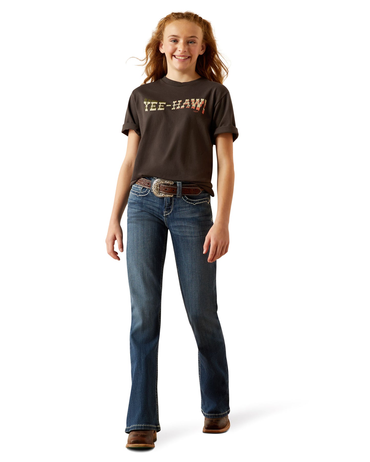 Kids' Ariat Yee Haw Twist T-Shirt