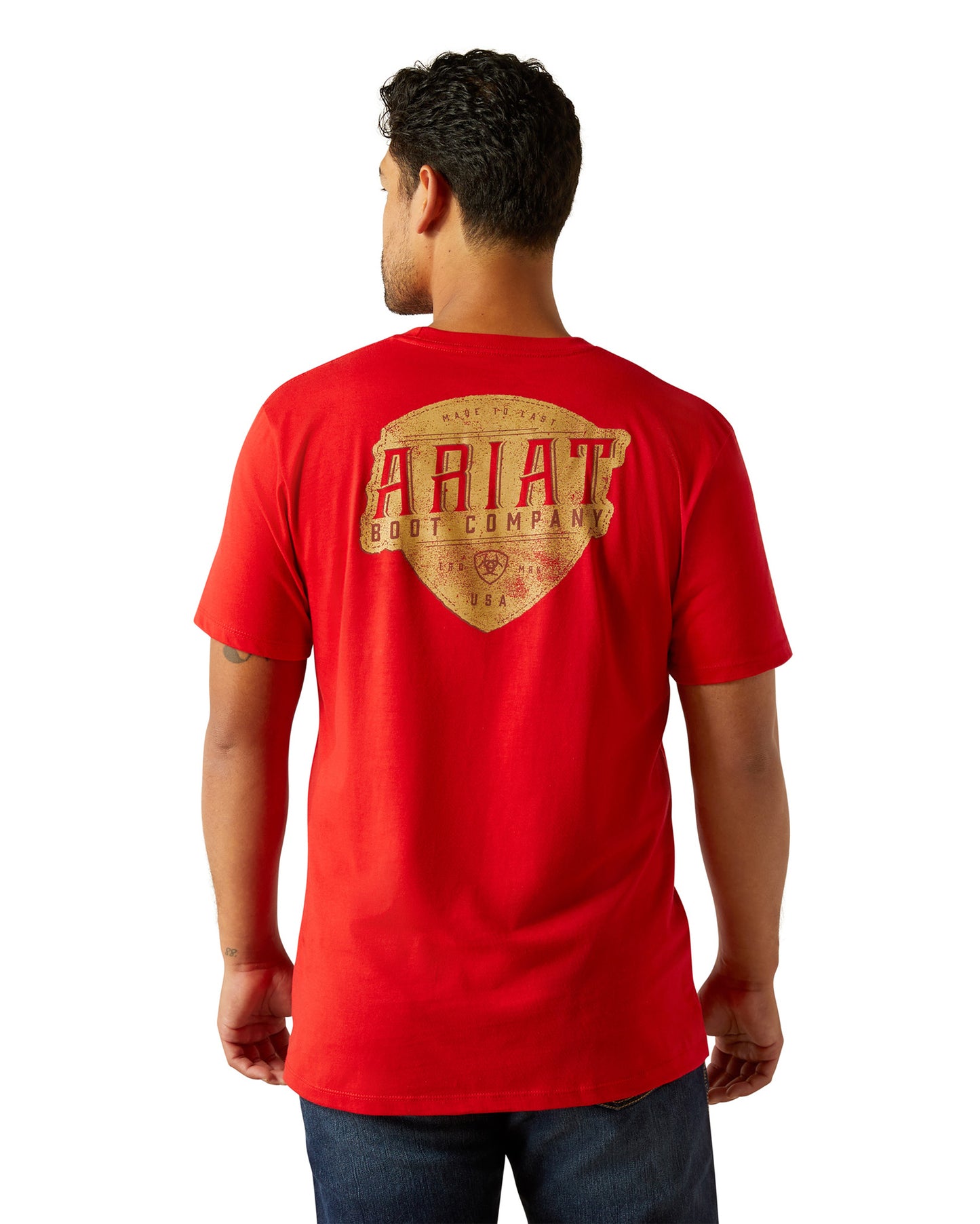 Men's Ariat Leather Shield T-Shirt