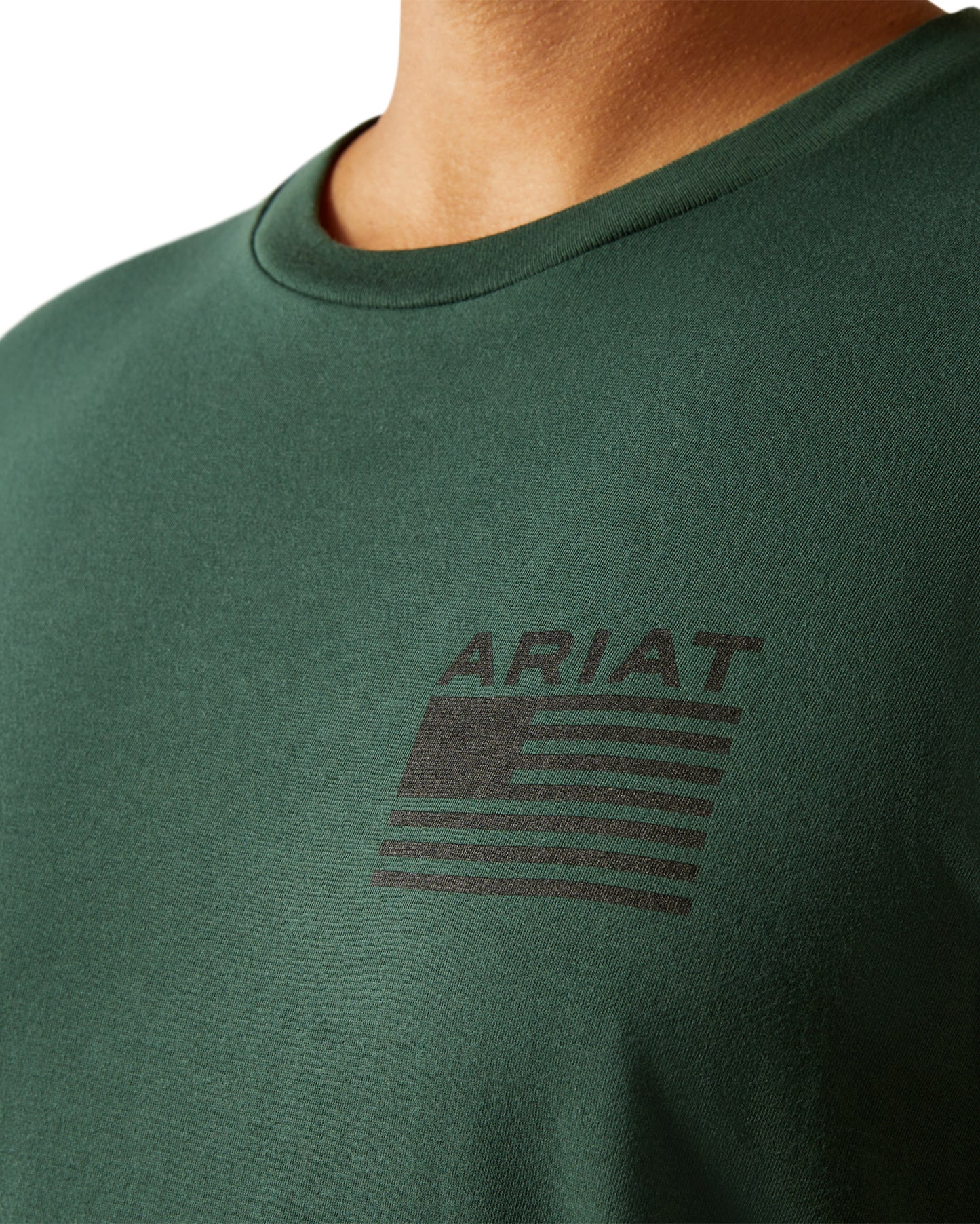 Men's Ariat Rustic Wood Flag T-Shirt