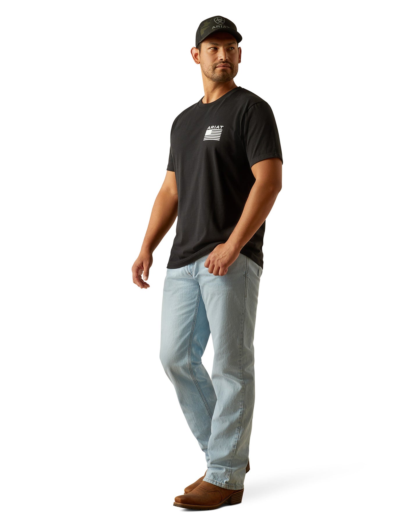 Men's Ariat Freedom Stripe T-Shirt