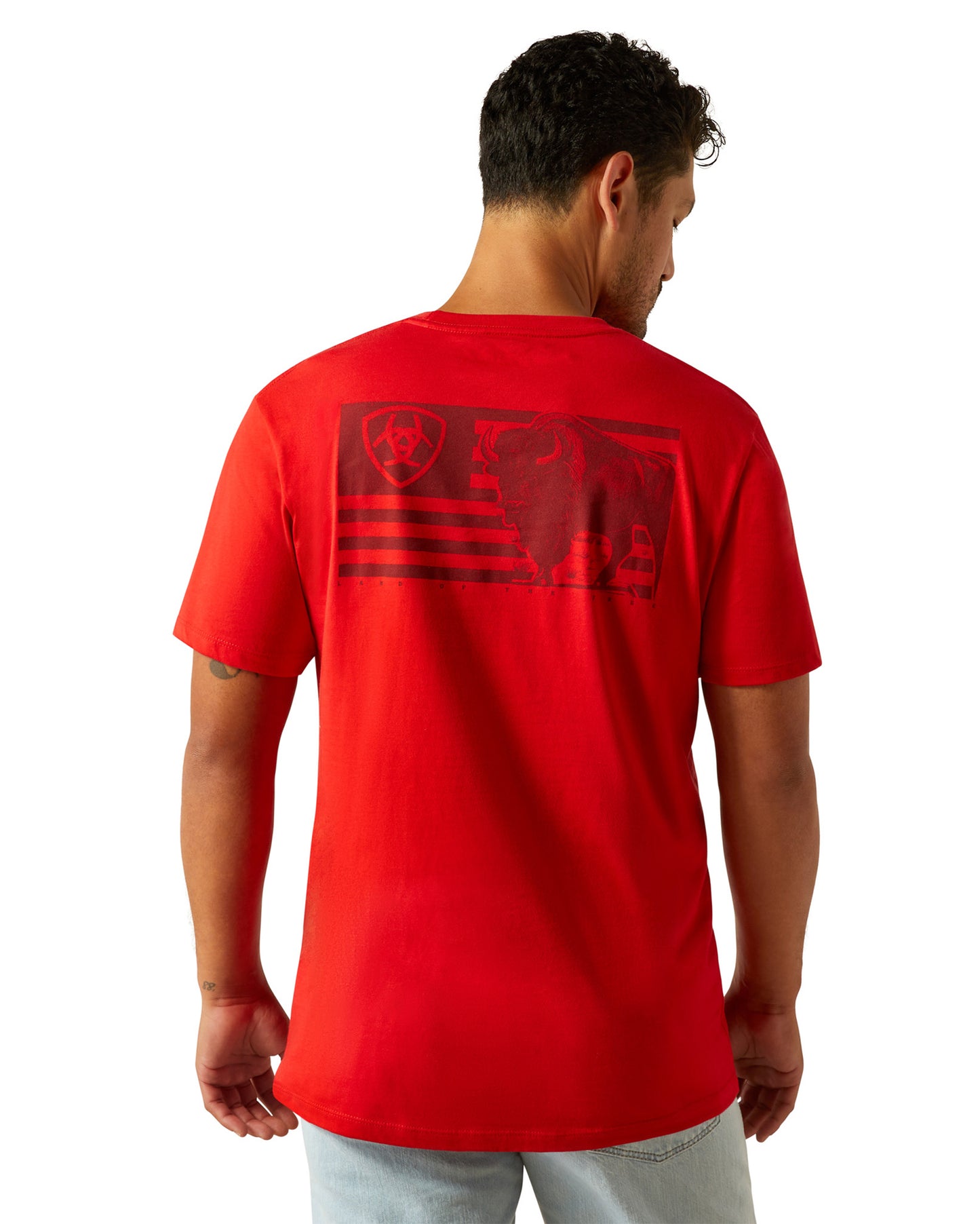 Men's Ariat Etched Buffalo T-Shirt