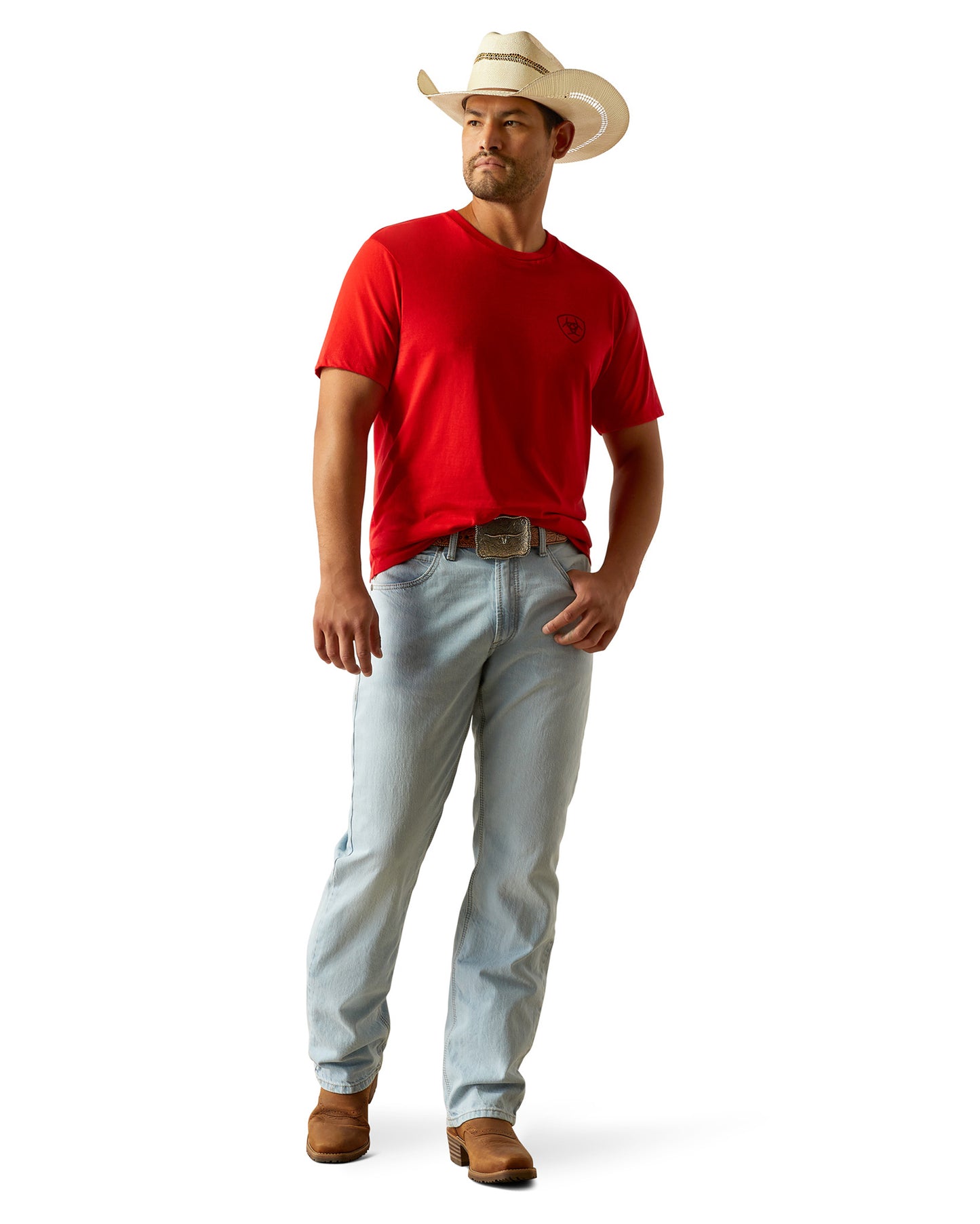 Men's Ariat Etched Buffalo T-Shirt