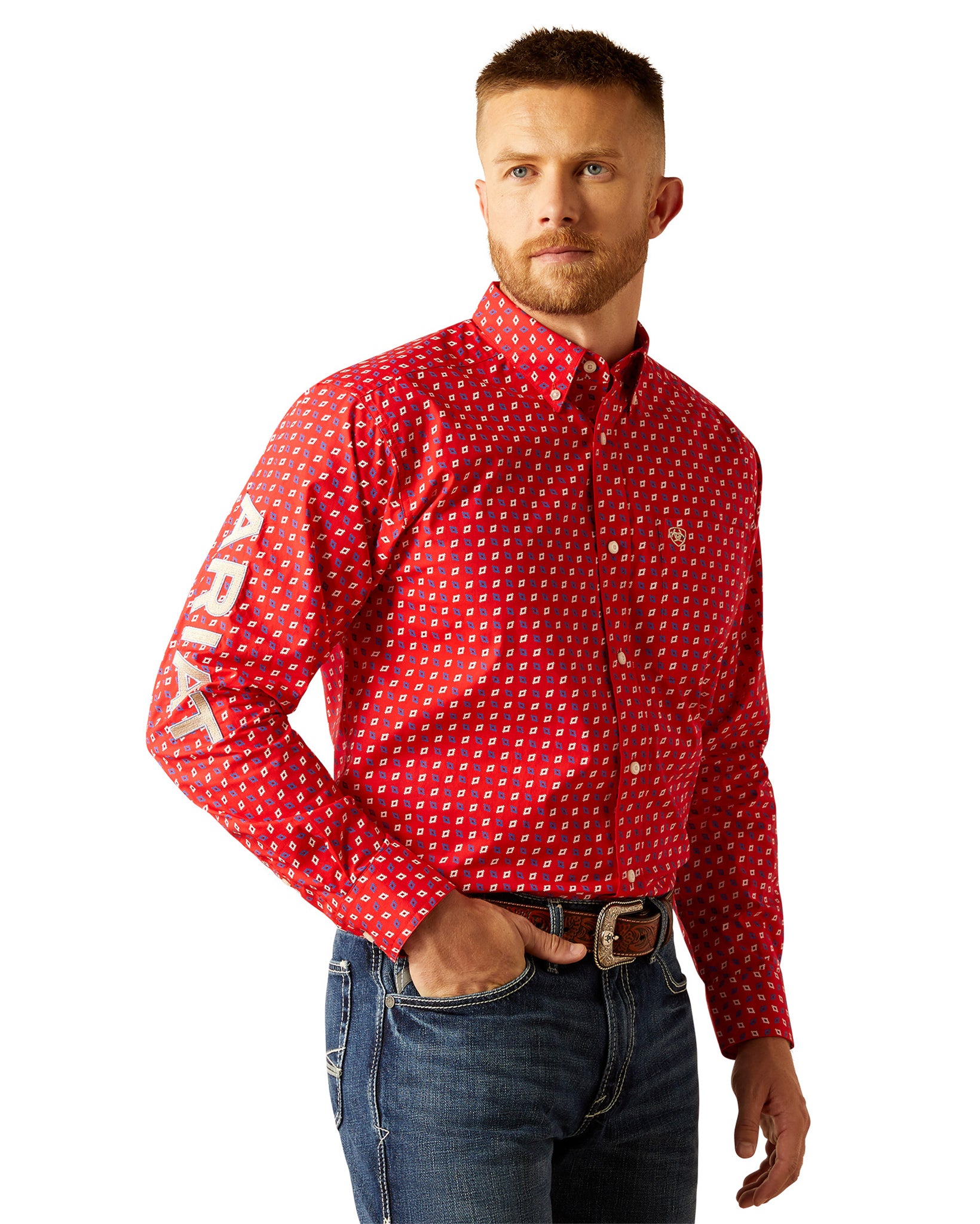 Men's Team Fallon Classic Fit Shirt by Ariat from Skip’s Western Outfitters | ARI-10058961-XS-R