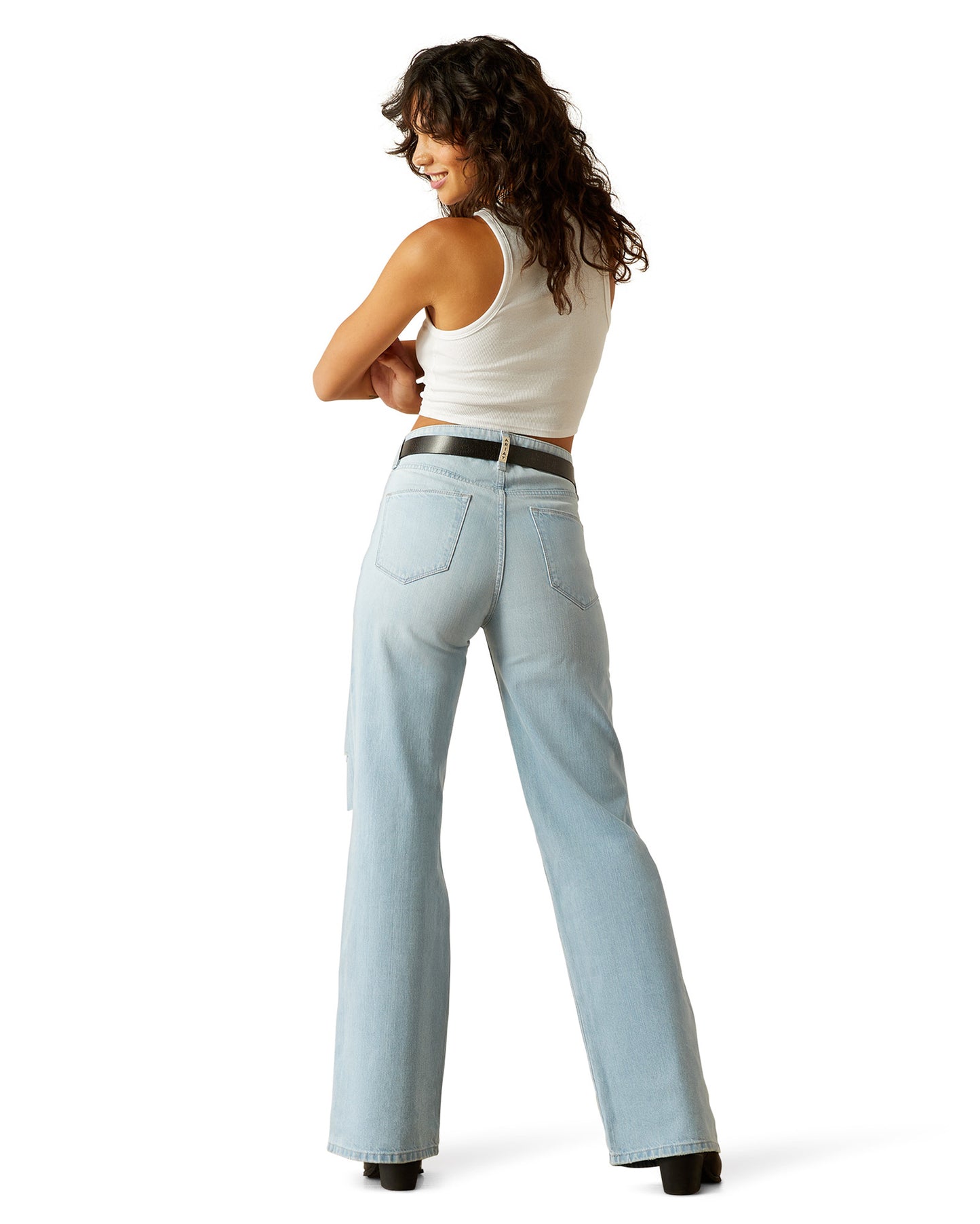 Women's Ultra High Rise Tomboy Wide Leg Jeans