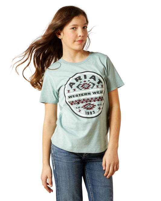 Girls' Ariat Sw Brand Lock Up T-Shirt - 10063750