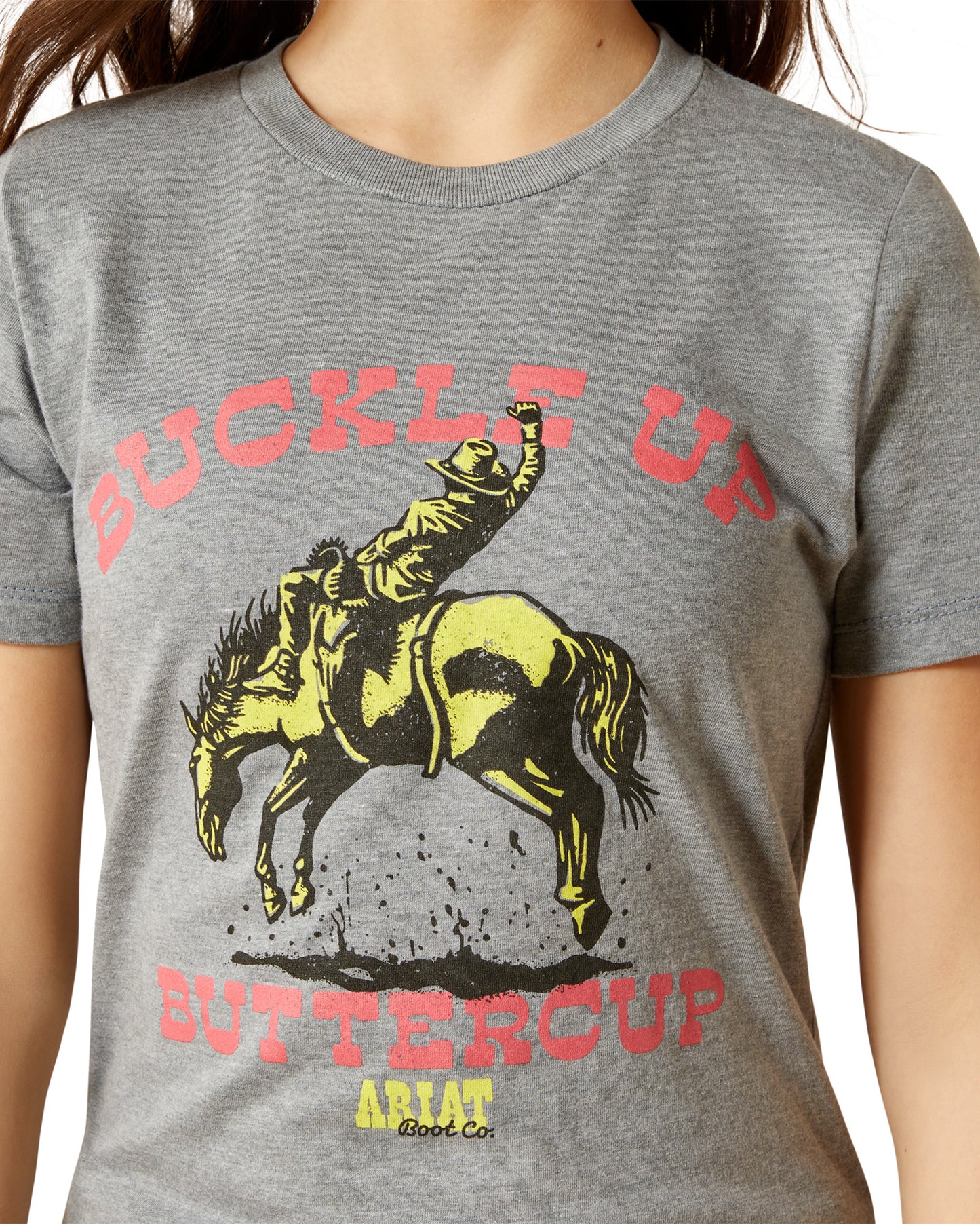Girls' Ariat Buck Up T-Shirt - 10063753