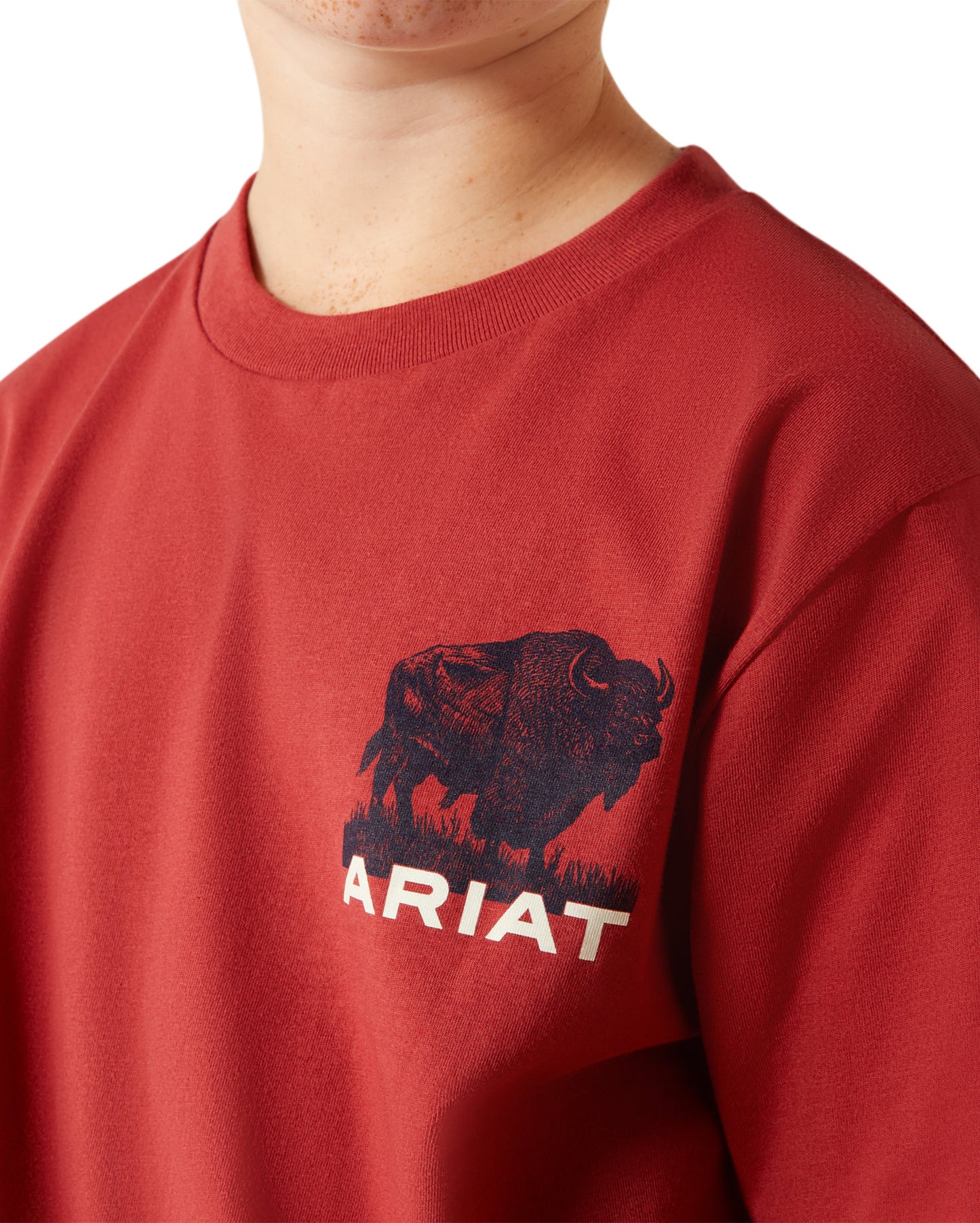 Boys' Ariat Buffalo Flag T-Shirt - 10065979