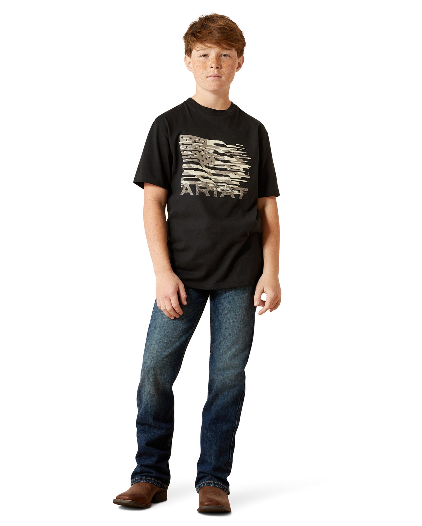Boys' Ariat Freedom Flag T-Shirt - 10065980