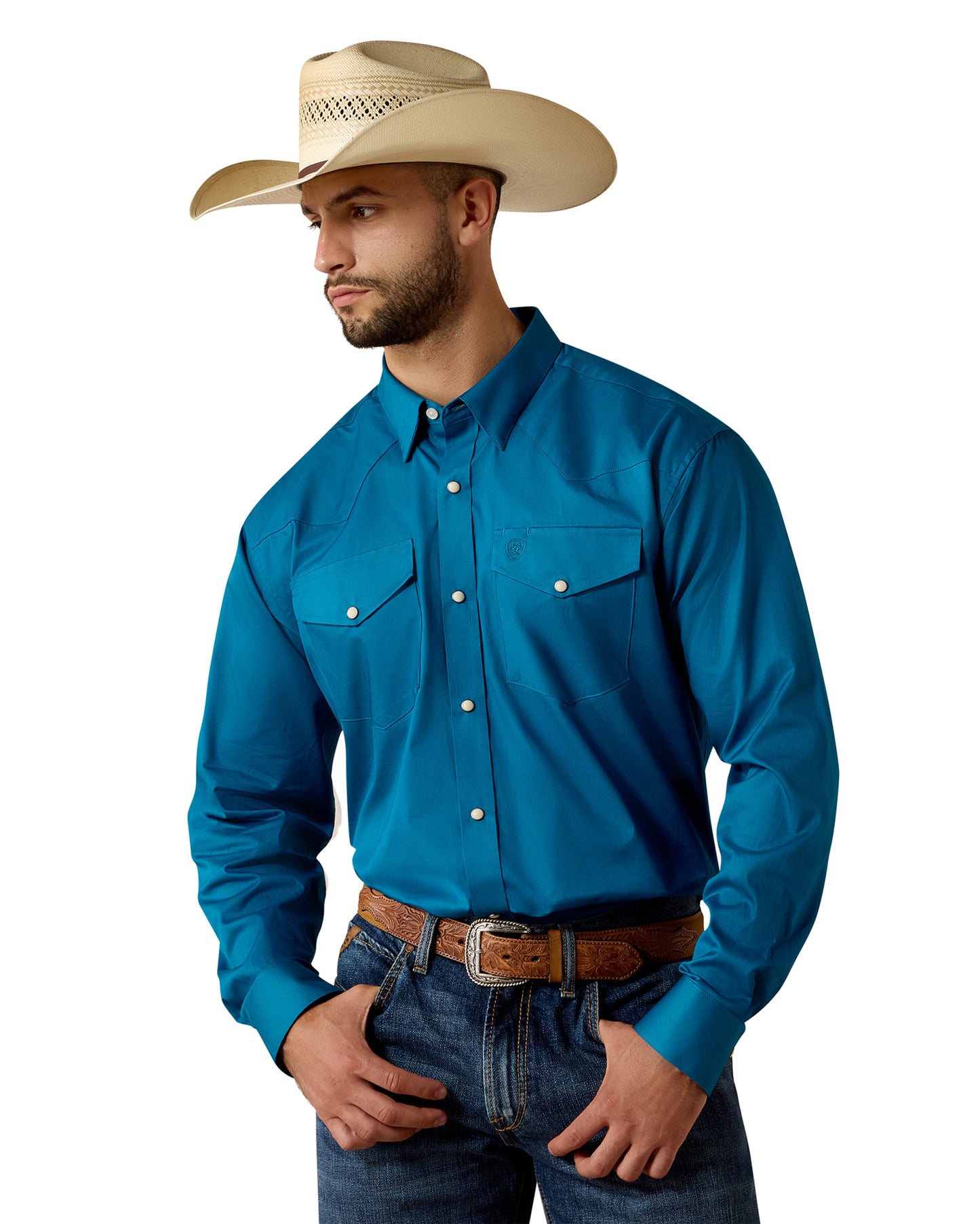 Men's Lightweight Solid Twill Classic Fit Shirt - 10071234