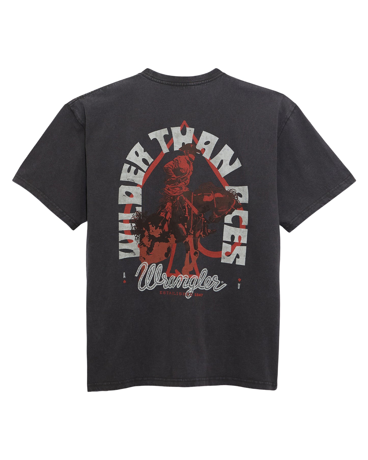 Men's Wilder Than Aces Back Graphic T-Shirt - 112372855