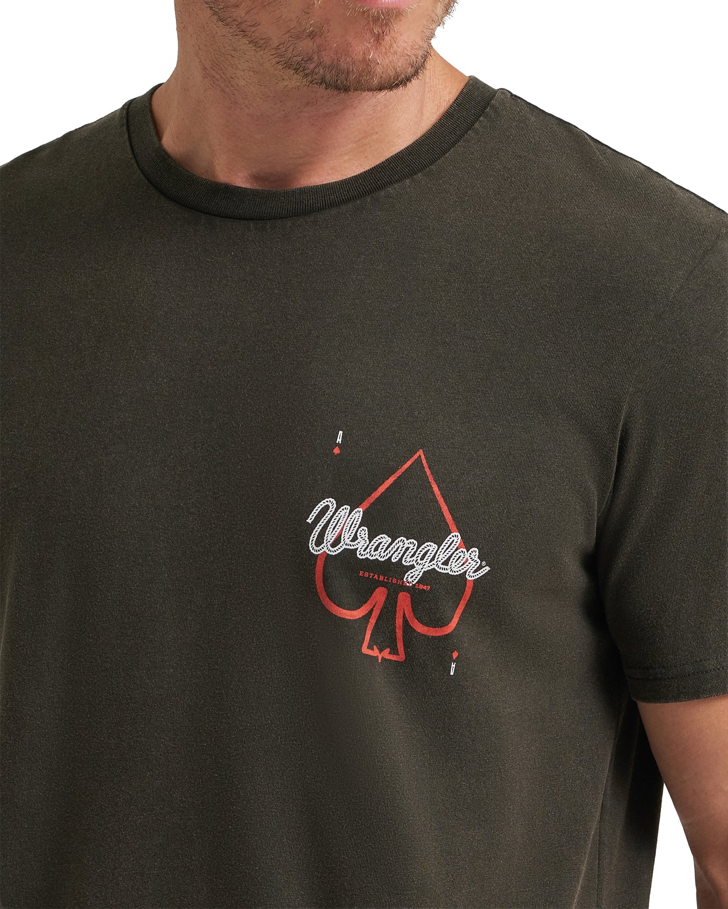 Men's Wilder Than Aces Back Graphic T-Shirt - 112372855