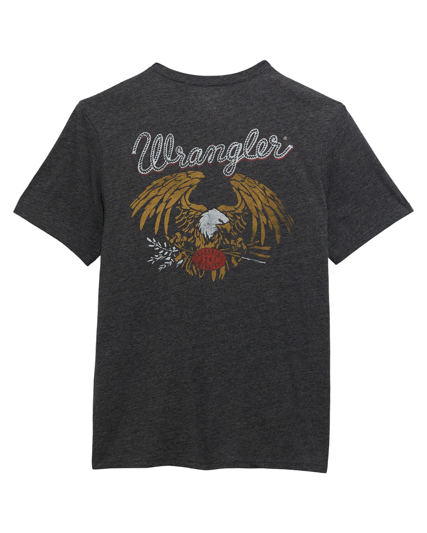Men's Flying Eagle Back Graphic T-Shirt - 112372857