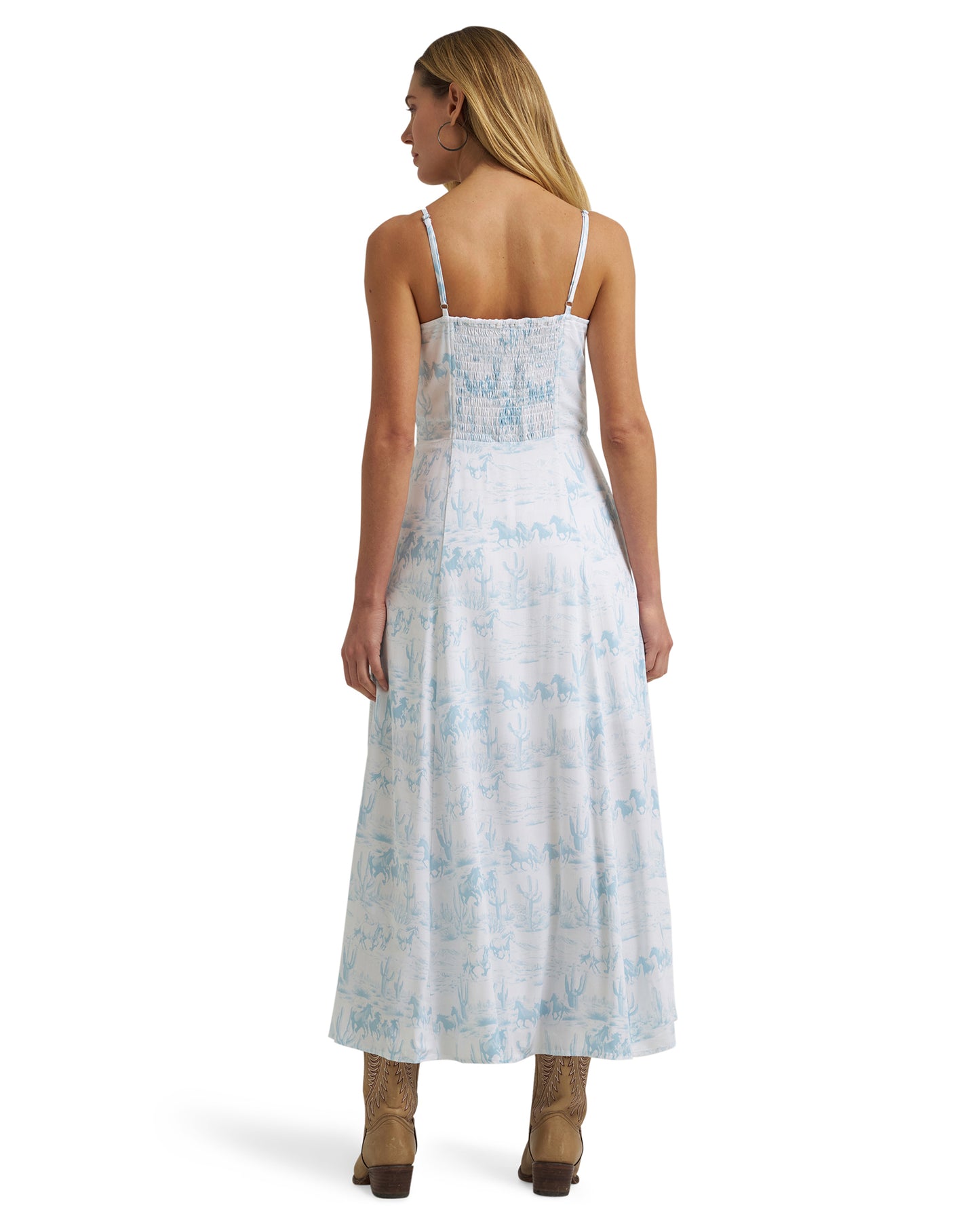 Women's Western Tank Maxi Dress - 112375239