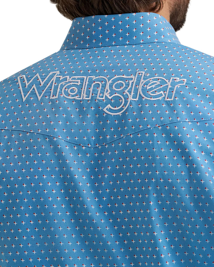 Men's Logo Button Western Shirt - 112381985